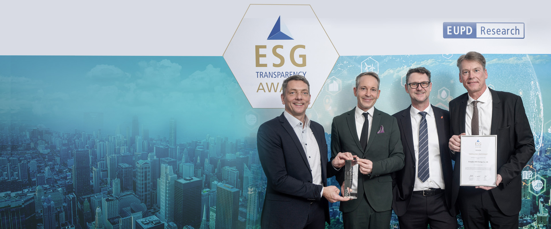 Spole?nost AIKO získala ocenění ESG Transparency Award