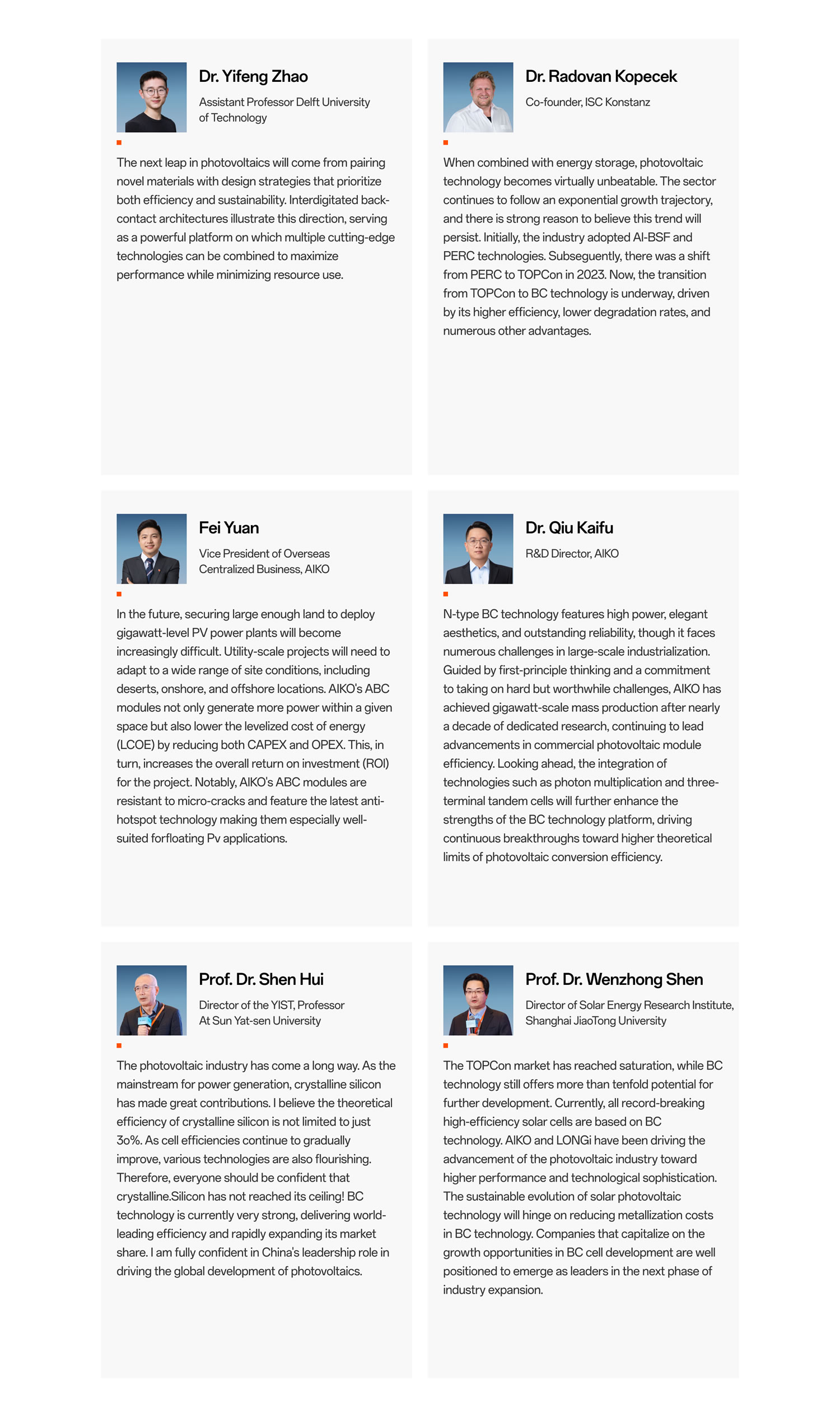 Voices from the Summit